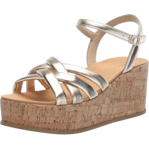 imageAnne Klein Womens Valencia Espadrille Wedge SandalPlatinum