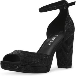 imageAnne Klein Womens Vistac PlatformBlack Crystal