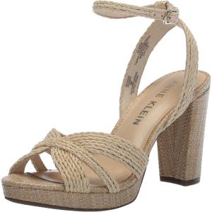 imageAnne Klein Womens Vivian Heeled SandalRaffia
