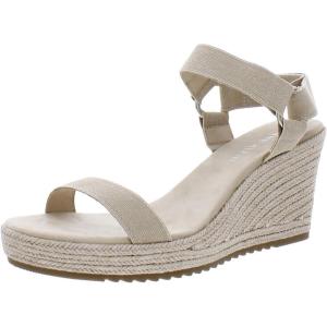 imageAnne Klein Womens Wren Comfort Insole Ankle Strap EspadrillesNaturalPlatinum