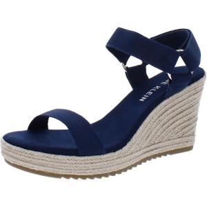 imageAnne Klein Womens Wren Comfort Insole Ankle Strap EspadrillesNavy