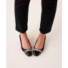 imageAnne Klein Womens Cassidy Rhinestones Square Toe Mary JanesBlack