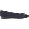 imageAnne Klein Womens Embellished Faux Leather MoccasinsNavy