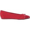 imageAnne Klein Womens Embellished Faux Leather MoccasinsRed