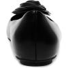 imageAnne Klein Womens Faux Leather Slip On Ballet FlatsBlack