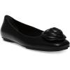 imageAnne Klein Womens Faux Leather Slip On Ballet FlatsBlack