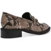 imageAnne Klein Womens Korrie Buckle LoafersNatural Snake
