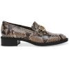 imageAnne Klein Womens Korrie Buckle LoafersNatural Snake