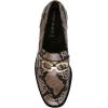 imageAnne Klein Womens Korrie Buckle LoafersNatural Snake
