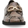 imageAnne Klein Womens Korrie Buckle LoafersNatural Snake