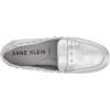 imageAnne Klein Womens Ofeena Suede Studded Penny LoafersSilver