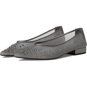 imageAnne Klein Womens Carlislec Ballet FlatGunmetal Crystal