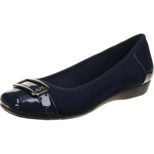 imageAnne Klein Womens Ulivera Flex Fit Textured Flat ShoesNavy