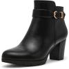 imageAnne Klein Womens Rumor Ankle BootBlack Smooth