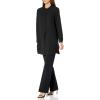 imageAnne Klein Womens PopOver Blouse with Covered Placket and Side SlitsAnne Black