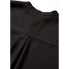 imageAnne Klein Womens PopOver Blouse with Covered Placket and Side SlitsAnne Black