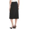 imageAnne Klein Womens Pull on Asymmetrical Seam Midi Pencil SkAnne Black