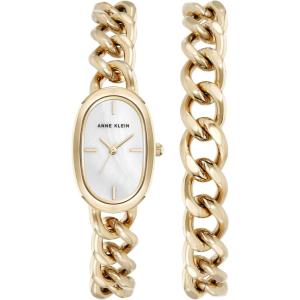 imageAnne Klein Womens Chain Bracelet Watch Set