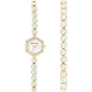 imageAnne Klein Womens Premium Crystal Accented Bracelet Watch Set
