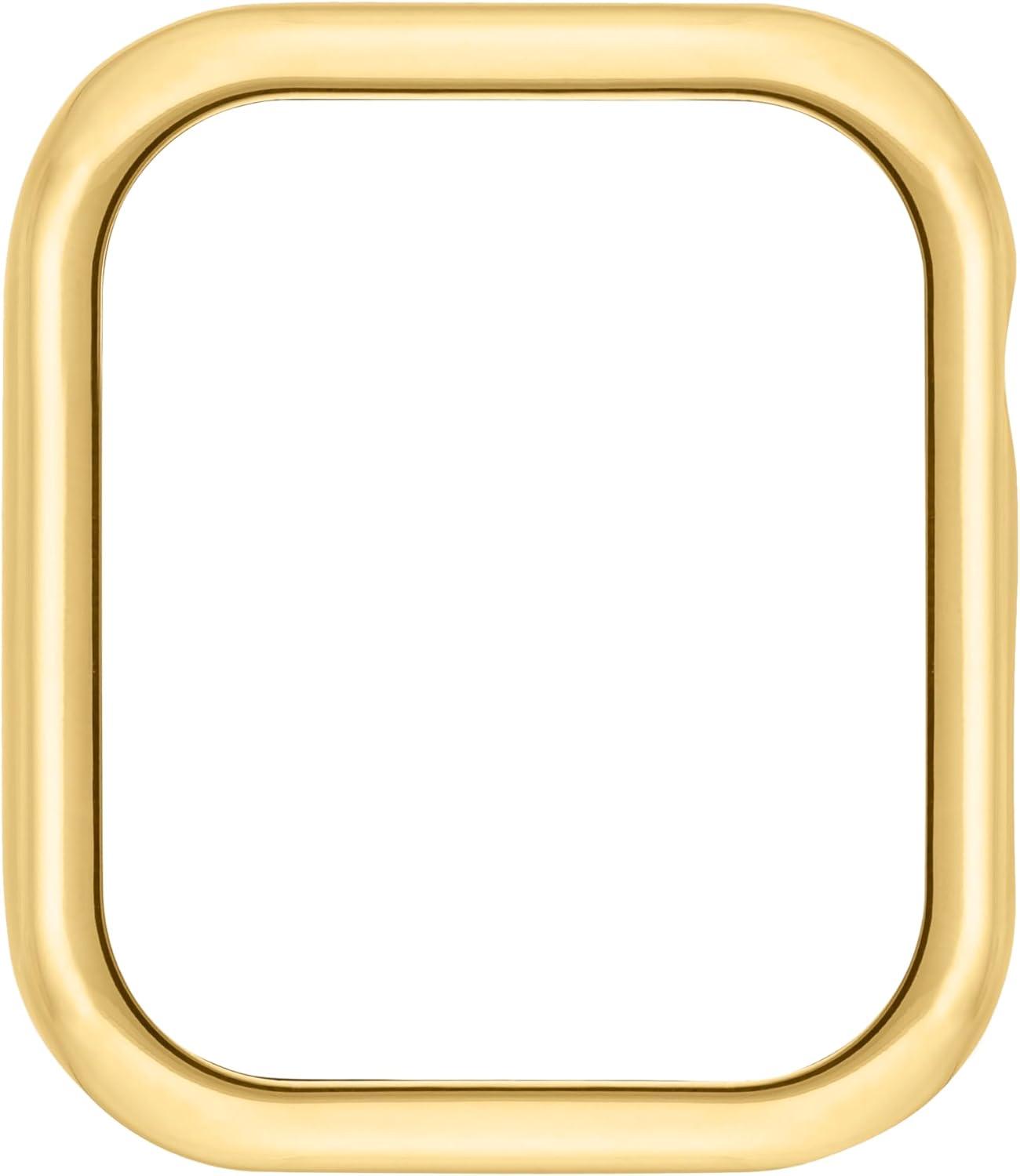 imageAnne Klein Premium Crystal Bumper Compatible with Apple Watch Seamless Fit Easy Installation Bumper for Apple WatchGoldTone 2