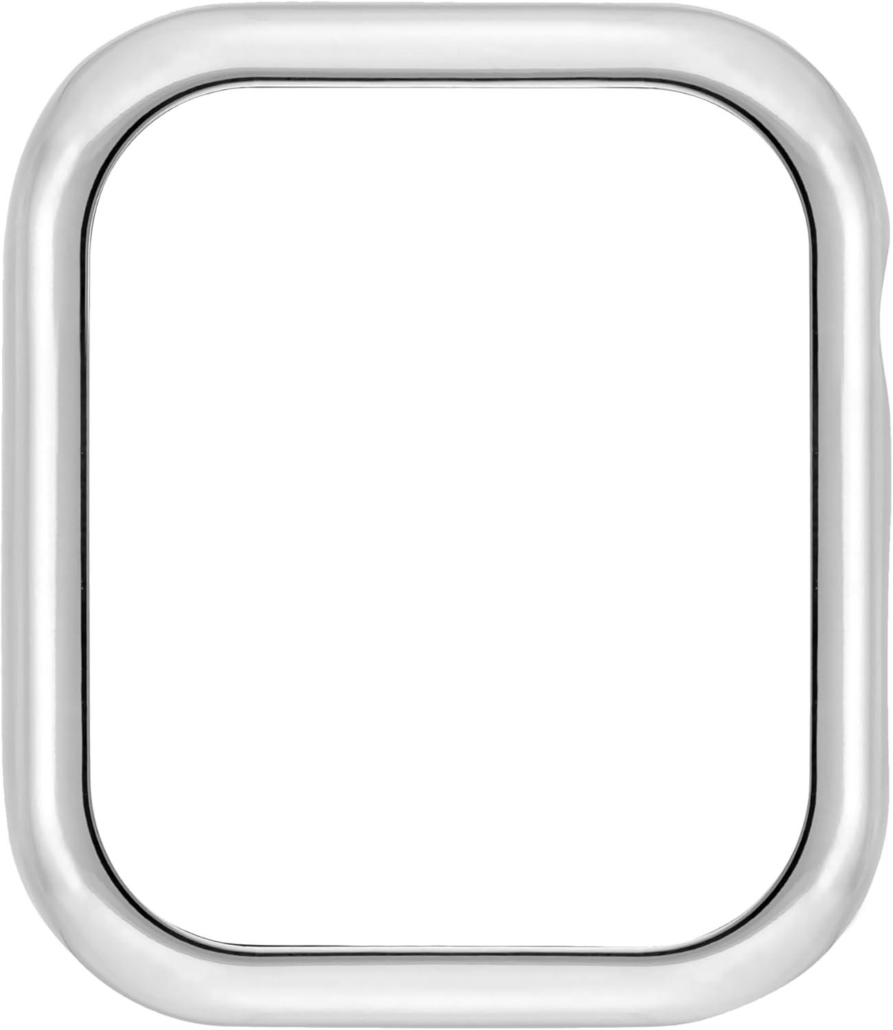 imageAnne Klein Premium Crystal Bumper Compatible with Apple Watch Seamless Fit Easy Installation Bumper for Apple WatchSilverTone 2