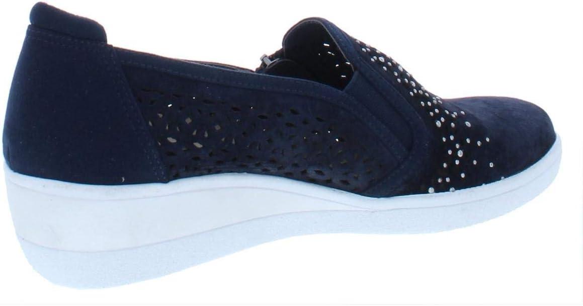 imageAnne Klein Womens Bois Senaker SneakerNavy