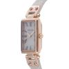 imageAnne Klein Womens Leather Strap Watch AK3752TaupeRose Gold