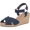 imageAnne Klein Womens Ellis Wedge SandalNavy
