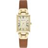 imageAnne Klein Womens Leather Strap Watch AK3752Honey BrownGold