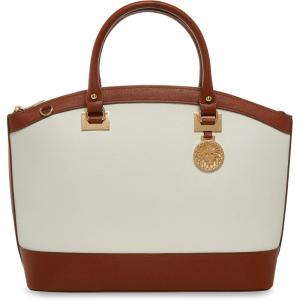 imageAnne Klein womens New Recruits Dome SatchelAnne White Saddle