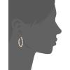 image:imageAnne Klein Womens Crystal 40 Mm Hoop Earrings Rose Gold