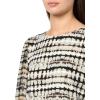 image:imageAnne Klein Womens Printed Ity W Printed Chiffon Bishop SLVAnne Black Multi
