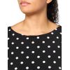image:imageAnne Klein Womens Printed Ity W Printed Chiffon Bishop SLVAnthraciteAmethyst