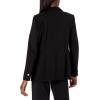 image:imageAnne Klein Womens Faux Double Breasted Stretch BlazerAsphalt