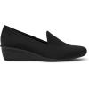 image:imageAnne Klein Womens Wedge Pump Wendell Closed Toe Comfortable SlipOn Business Casual Office HeelBlack Stretch