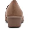 image:imageAnne Klein Womens Wedge Pump Wendell Closed Toe Comfortable SlipOn Business Casual Office HeelTruffle