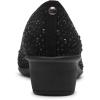 image:imageAnne Klein Womens Womens Wisher Closed Toe Comfortable Slipon Business Casual PumpBlack Crystal