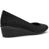 image:imageAnne Klein Womens Womens Wisher Closed Toe Comfortable Slipon Business Casual PumpBlack Crystal