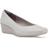 image:imageAnne Klein Womens Womens Wisher Closed Toe Comfortable Slipon Business Casual PumpGreySilver