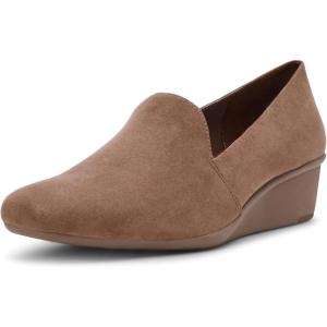 image:imageAnne Klein Womens Wedge Pump Wendell Closed Toe Comfortable SlipOn Business Casual Office HeelTruffle