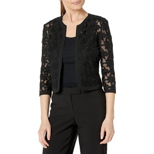 image:imageAnne Klein Womens Soft Shoulder Cardigan Spring 22Asphalt