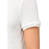 image:imageAnne Klein Womens Sequin Mesh W Triple Mesh Ss Banded TeeBright White