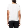 image:imageAnne Klein Womens Sequin Mesh W Triple Mesh Ss Banded TeeBright White