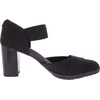 image:imageAnne Klein Cailyx  Sandals for Women  Cushioned Footbed  Polyester Upper  Round Toe Design  Lifted HeelBlack