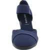 image:imageAnne Klein Cailyx  Sandals for Women  Cushioned Footbed  Polyester Upper  Round Toe Design  Lifted HeelNavy
