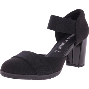 image:imageAnne Klein Cailyx  Sandals for Women  Cushioned Footbed  Polyester Upper  Round Toe Design  Lifted HeelBlack