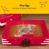 imageNostalgia Game Day Hot Dog Steamer and Bun Warmer Fits 20 Dogs and 8 Buns Steams Pot Stickers Veggies Potatoes and Other Appetizers or ToppingsGameday Steamer