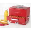 imageNostalgia Game Day Hot Dog Steamer and Bun Warmer Fits 20 Dogs and 8 Buns Steams Pot Stickers Veggies Potatoes and Other Appetizers or ToppingsRed Steamer Original