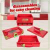 imageNostalgia Game Day Hot Dog Steamer and Bun Warmer Fits 20 Dogs and 8 Buns Steams Pot Stickers Veggies Potatoes and Other Appetizers or ToppingsTamale Steamer