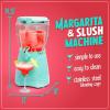 imageNostalgia Taco Tuesday Tailgator Margarita Machine  Blender for Smoothies Margaritas Daiquiris and Slushies  WhiteLime Green  128Ounce  10quot D x 12quot W x 9quot HMargarita Machine Aqua